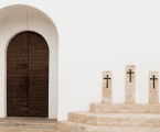 Imagen de la iglesia en Formentera