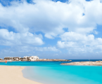 Playa de Es Pujols en Formentera